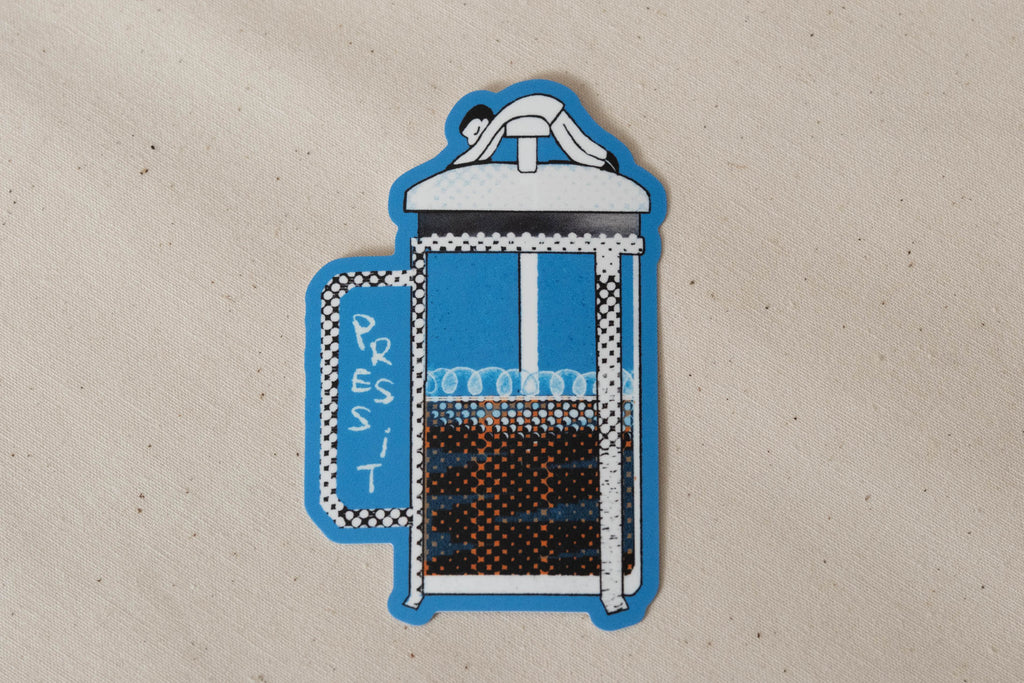 Press it! - Coffee Lover - Sticker