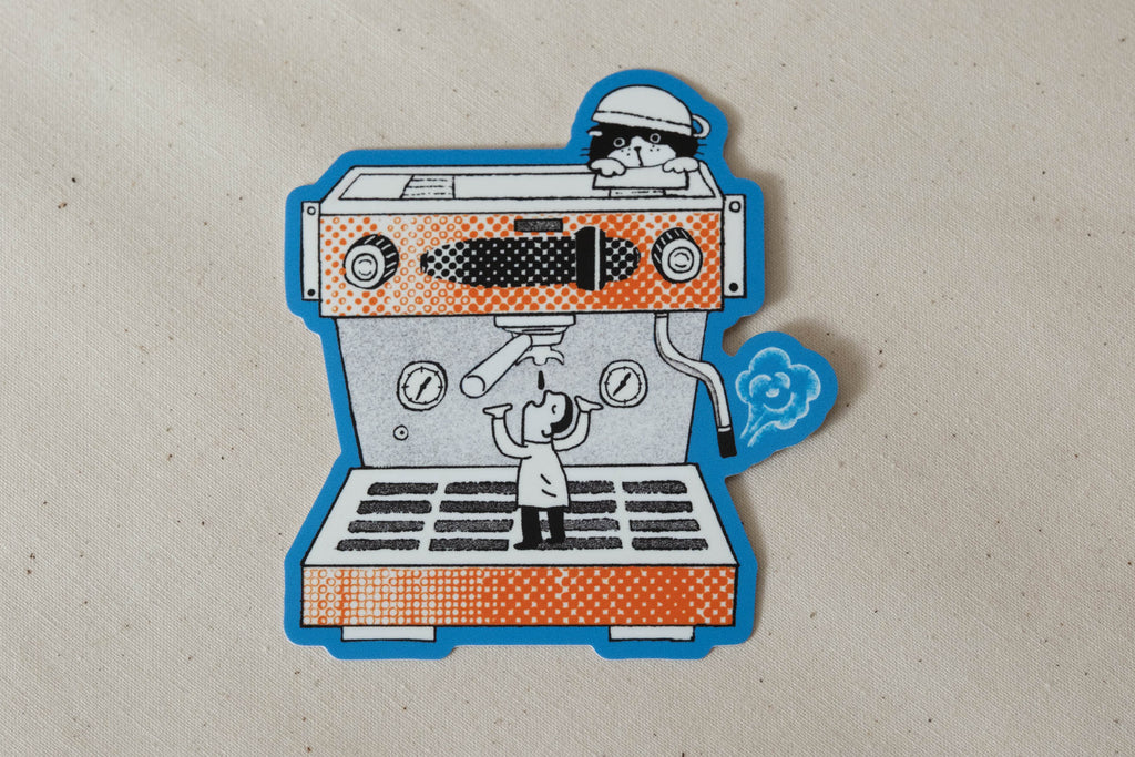 Espresso Machine - Coffee Lover - Sticker