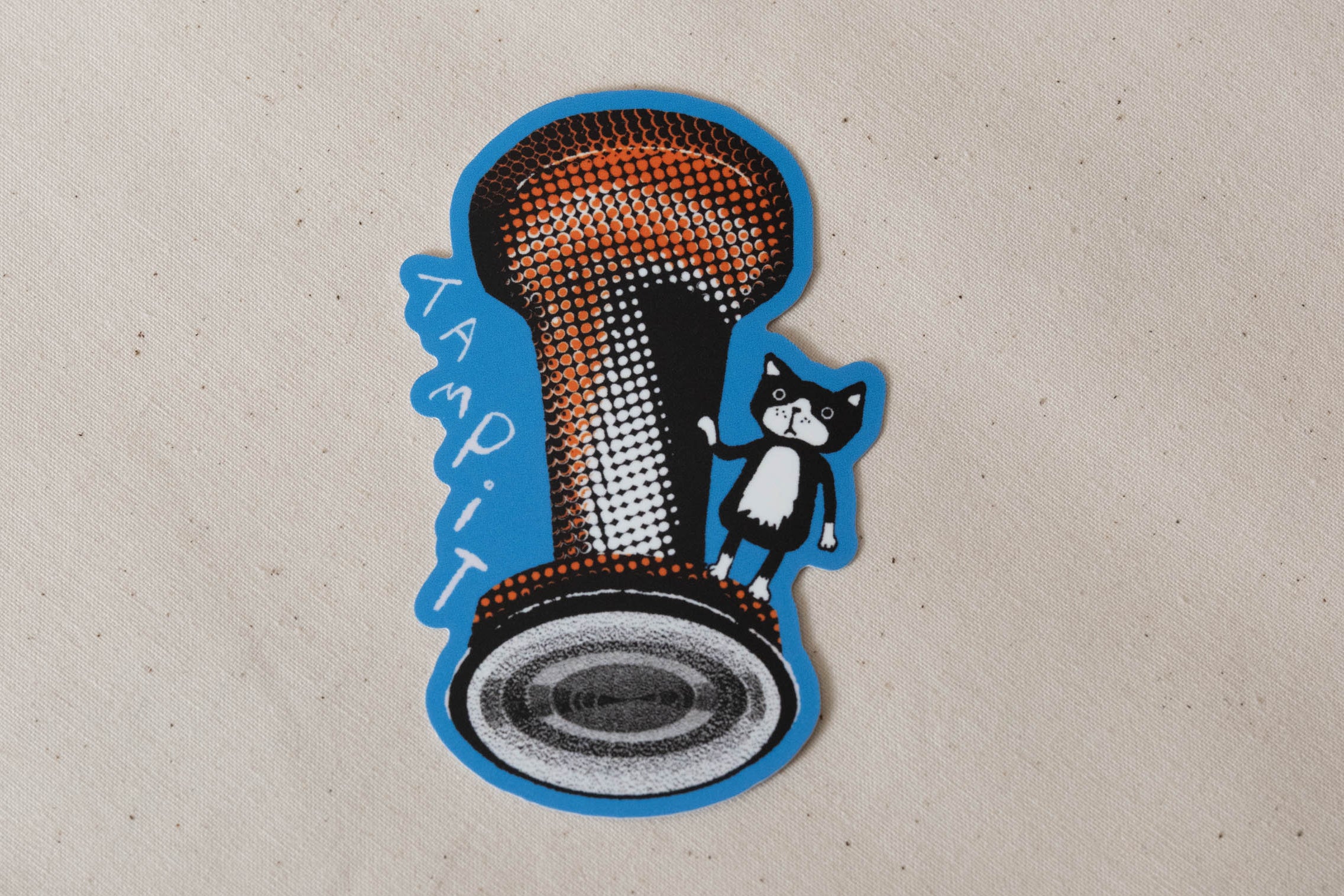 Coffee Tamper- Coffee Lover - Sticker 2.5"