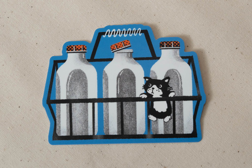 Fresh Milk Delivery - Coffee Lover - Sticker