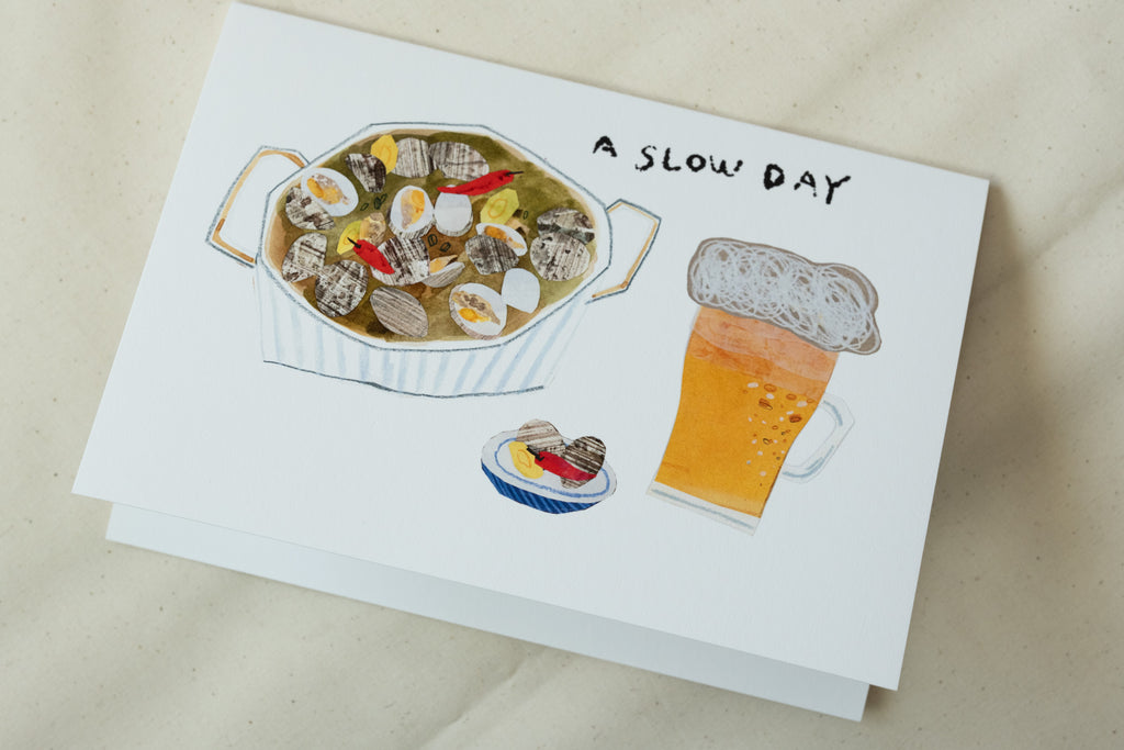 A Slow Day - Greeting Card