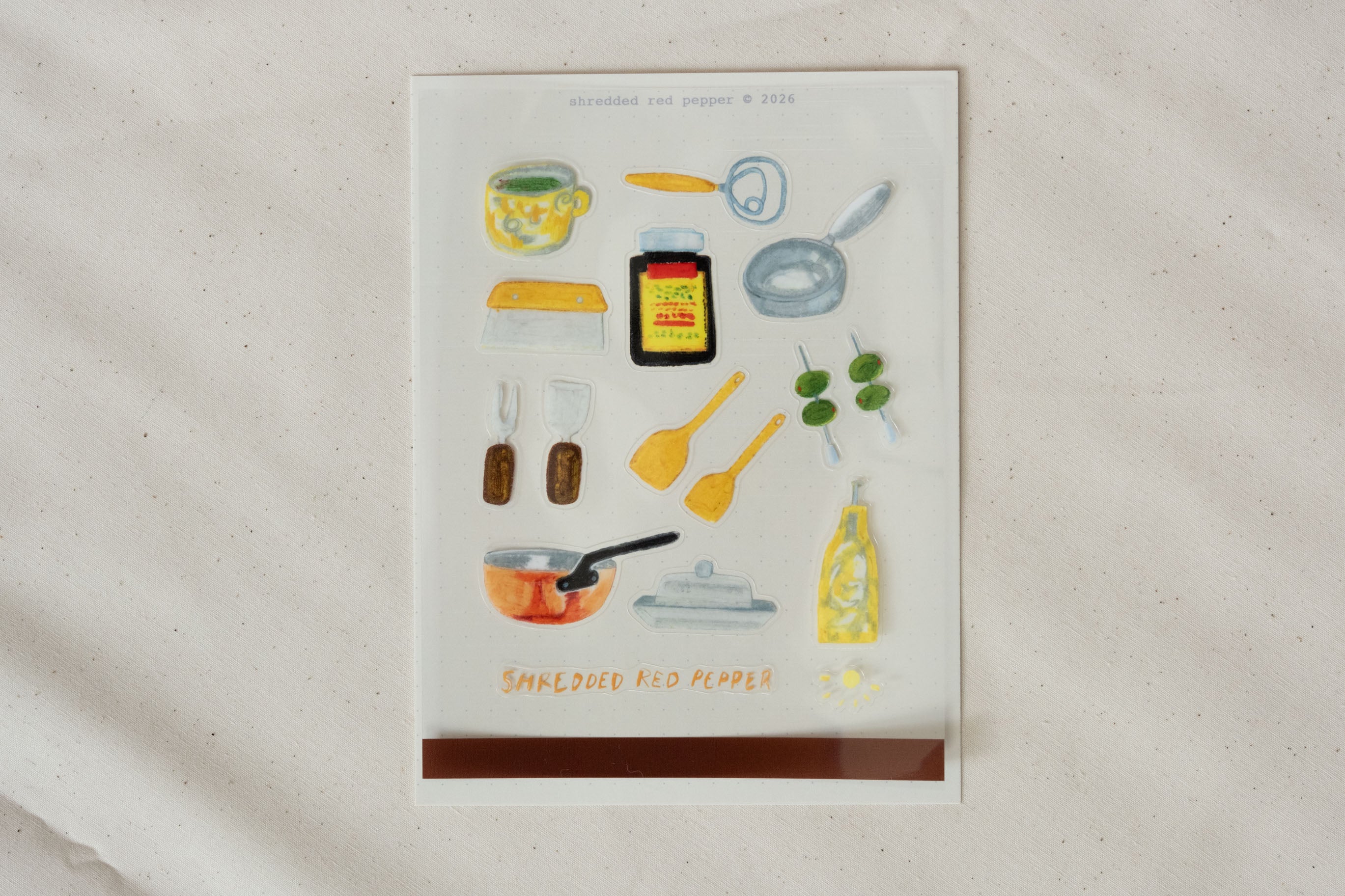Brown Life Combo - Sticker Set A6 Size