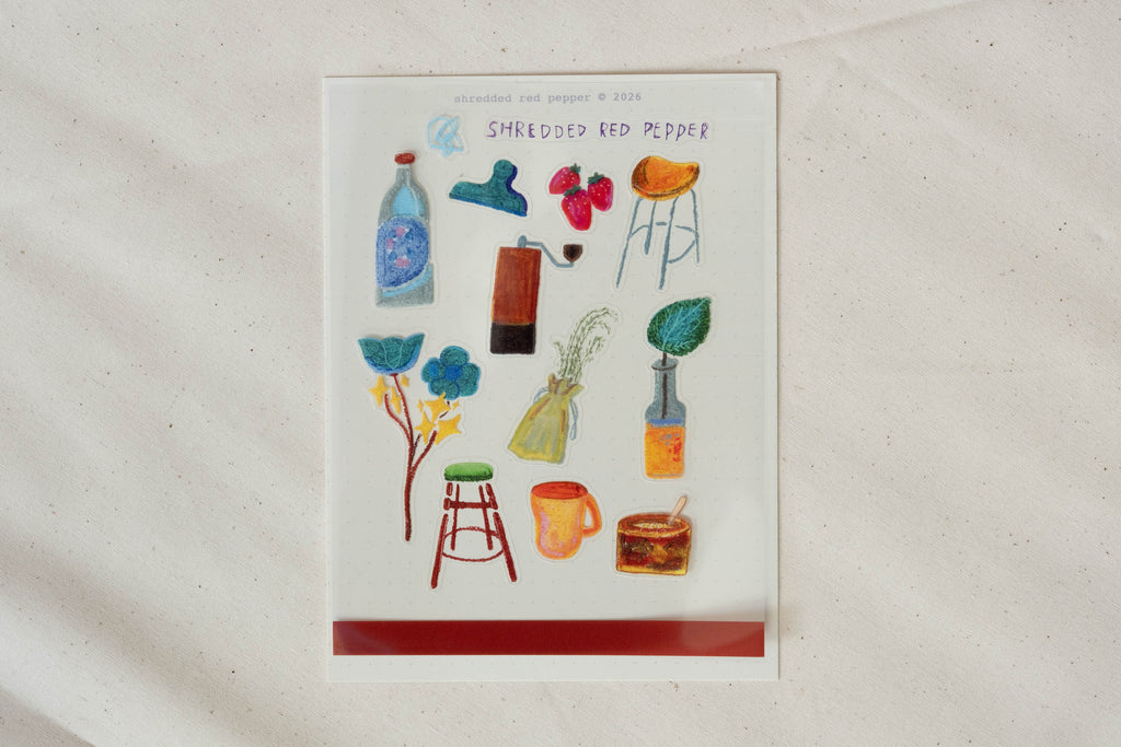 Maroon Life Combo - A6 Sticker Sheet
