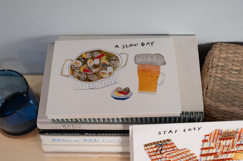 A Slow Day - Greeting Card