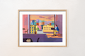 Cafe Time Art Print
