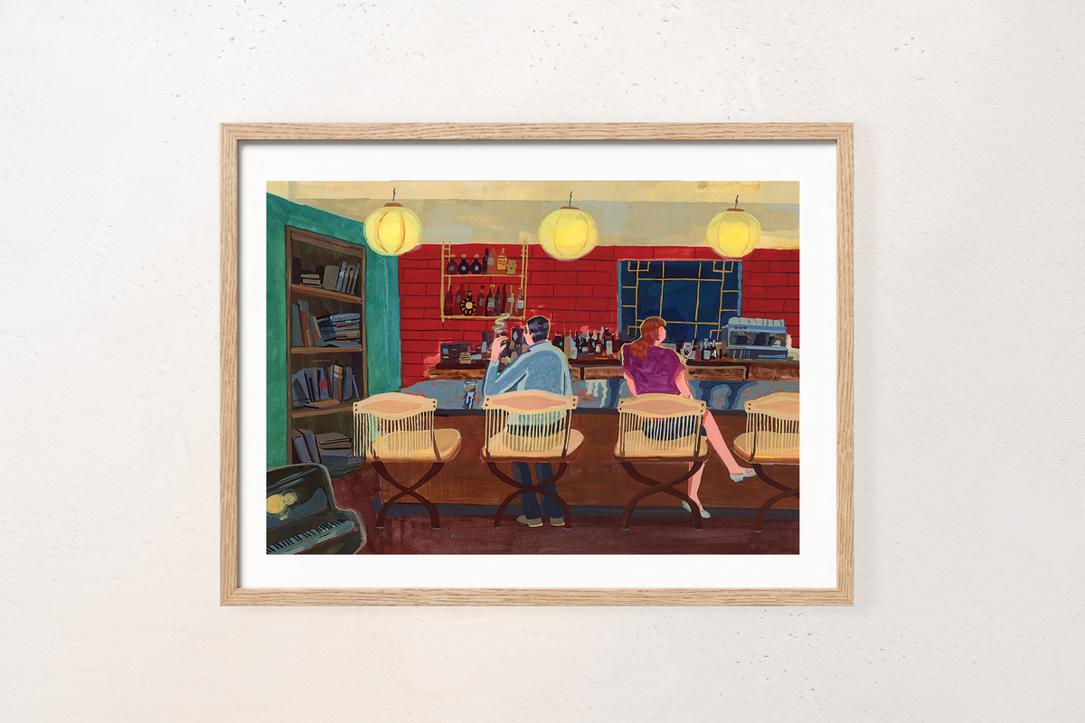 The Quiet Bar Art Print