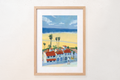 Beach Walk Art Print